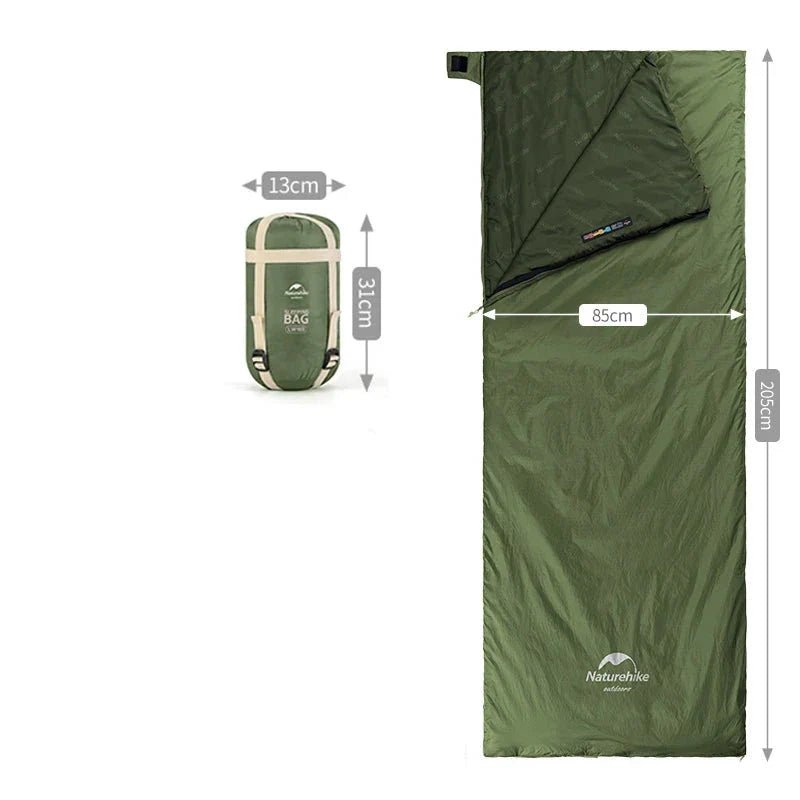 Sac de Couchage - CampingSleepingBag™ - Vert - Fred Adventure
