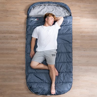 Sac de Couchage - HikingSleepingbag™ - Bleu - Fred Adventure