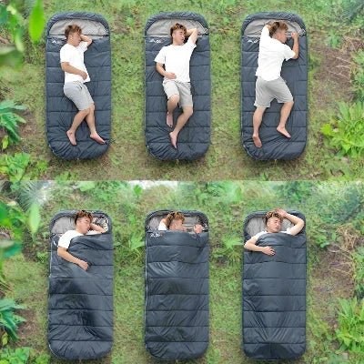 Sac de Couchage - HikingSleepingbag™ - Bleu - Fred Adventure