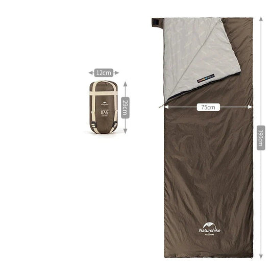 Sac de Couchage - CampingSleepingBag™ - Marron - Fred Adventure