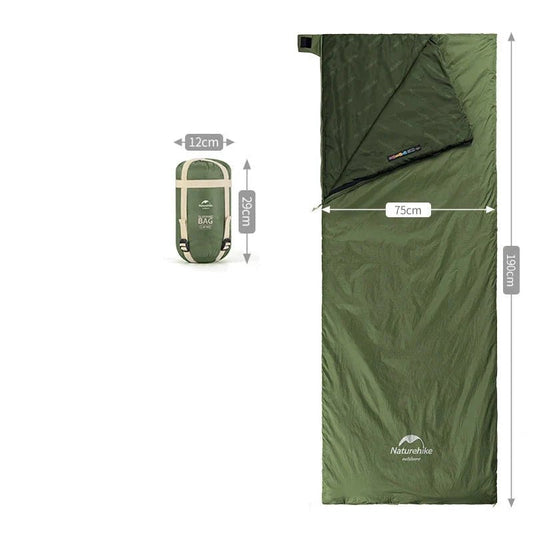 Sac de Couchage - CampingSleepingBag™ - Vert - Fred Adventure