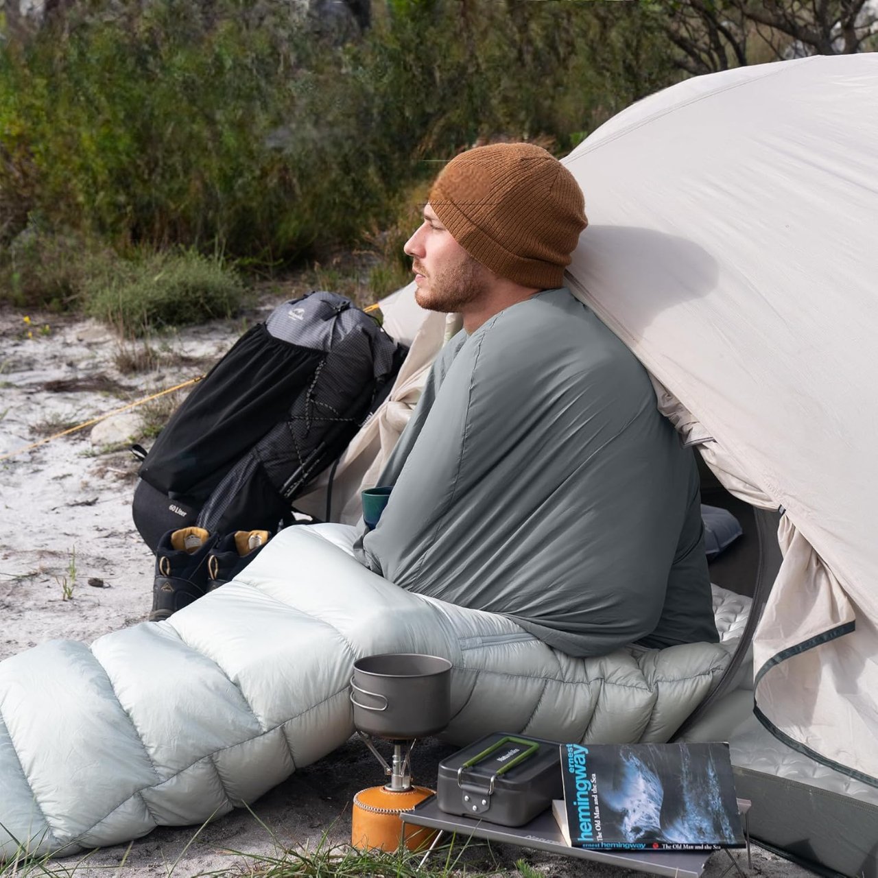 Sac de Couchage - ThermalSleepingBag™ - Gris - Fred Adventure